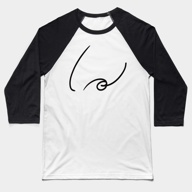 Shorthand Be Kind Baseball T-Shirt by Character Alley